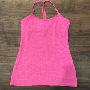 Lululemon Hot pink top with built in bra